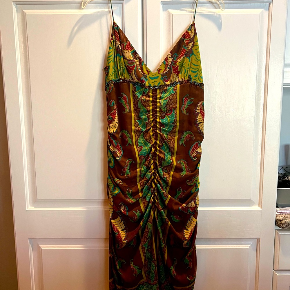 Nicole Miller Ruched mid-length dress